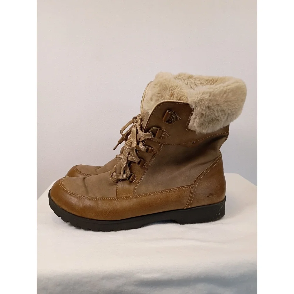 Winter Gorpcore JBU Women 12M Tan Antonio WaterproofJBU Faux Fur Boots